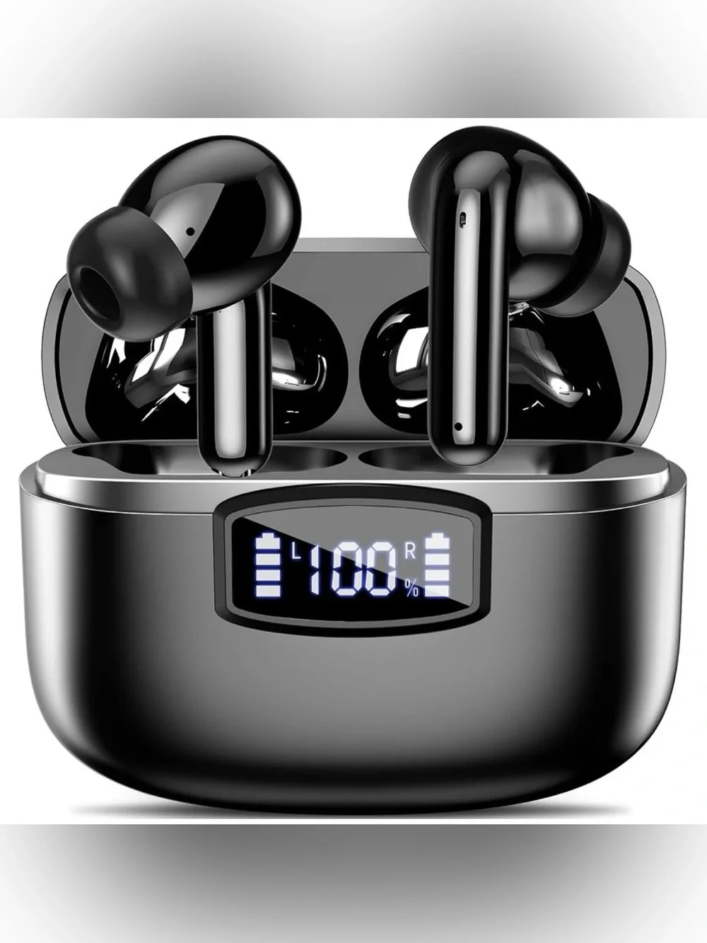 Wireless Bluetooth 5.3 Earbuds w/ Charging Case & LED Display – NEW SEALED